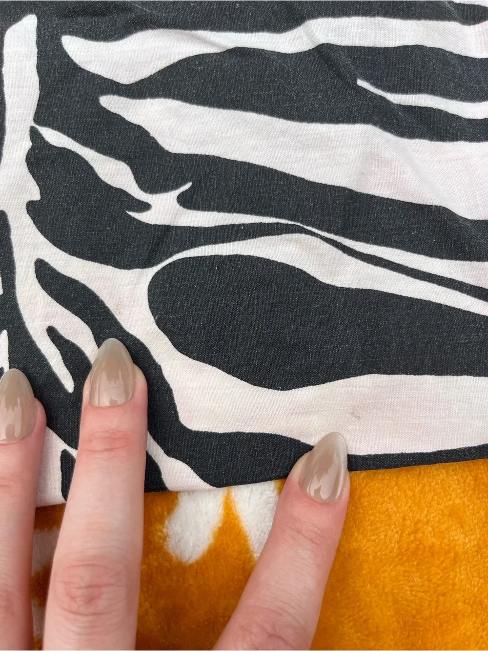 Almost Vintage Zebra Print Pink Leopard Print Shams Standard Pillowcases Y2k